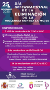 cartel de las actividades del Día de la Eliminación de la Violencia contra la mujer